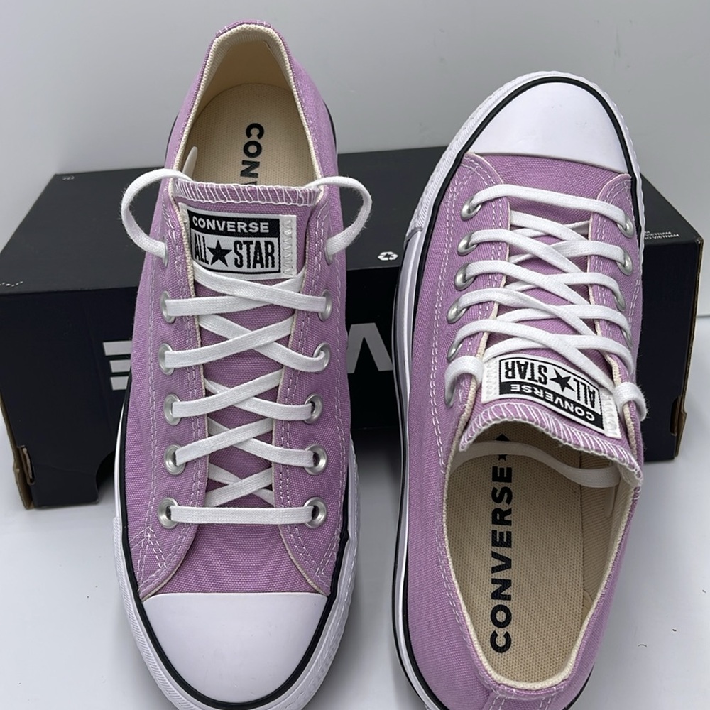 Converse WMNS A09394F CTAS LIFT OX
CLASSIC AMETHYST/WHITE/BLACK Platforms Snkrs - Picture 12 of 16